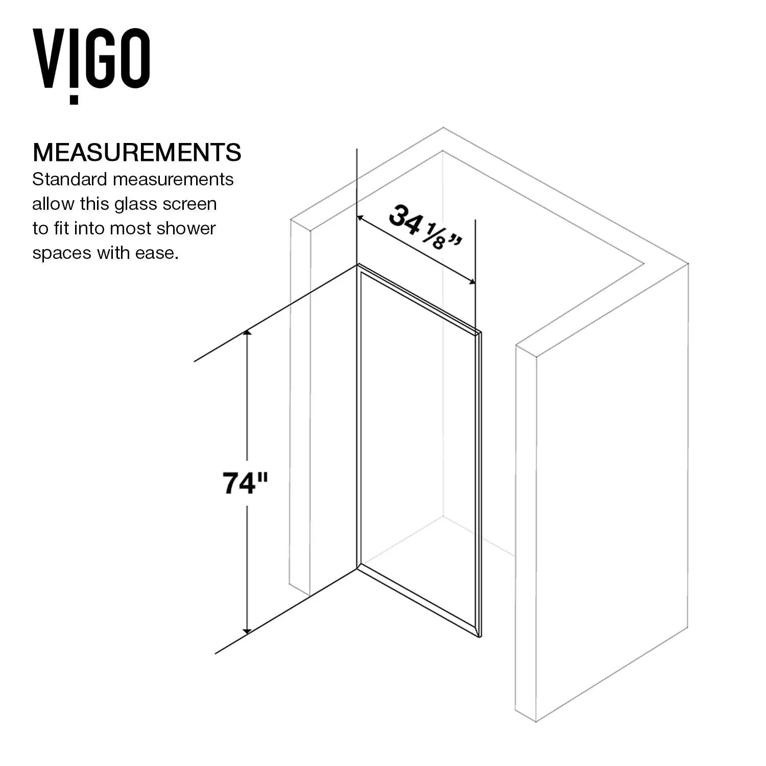 Meridian Framed Fixed Shower Screen - Image 46
