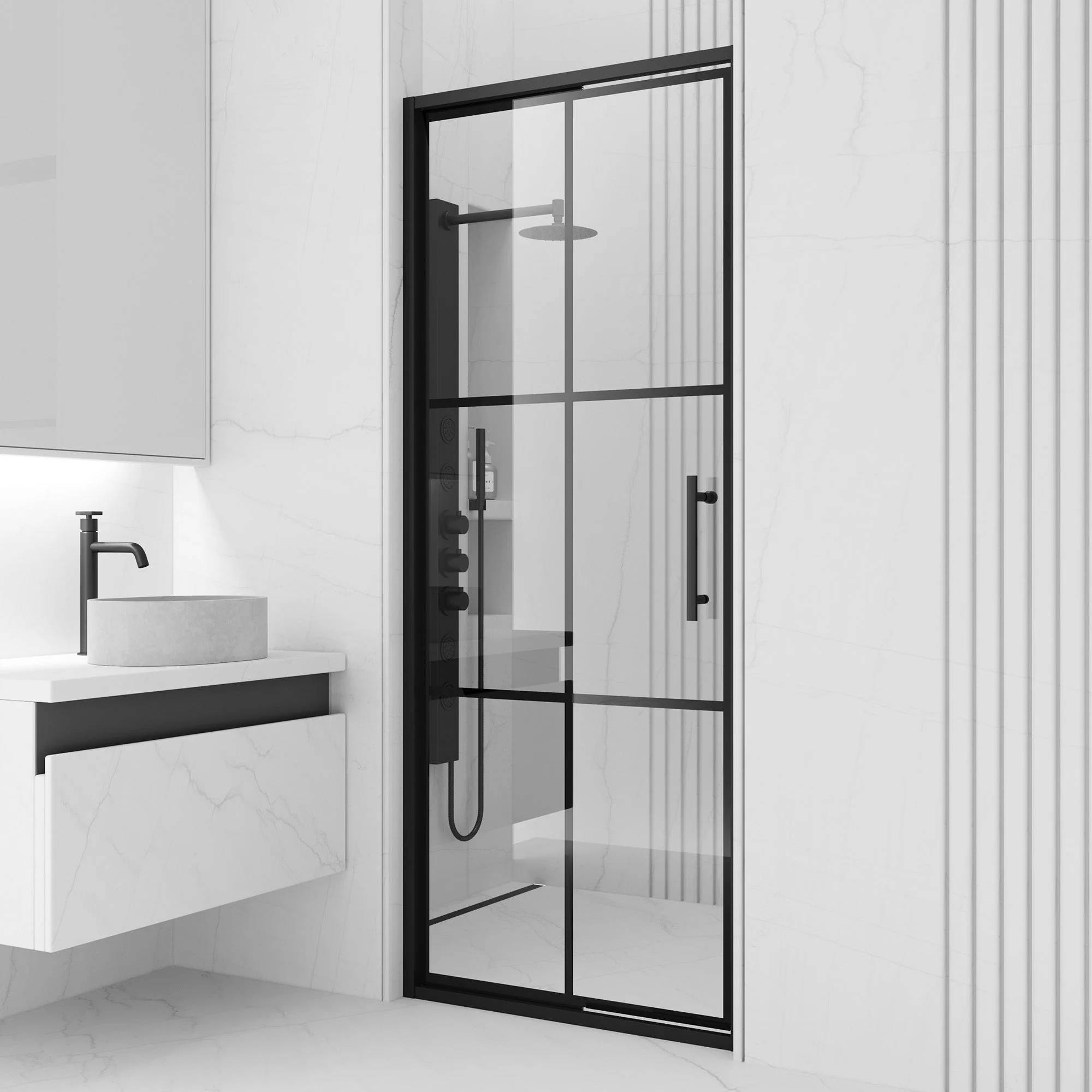 Astoria Framed Pivot Shower Door - Image 42