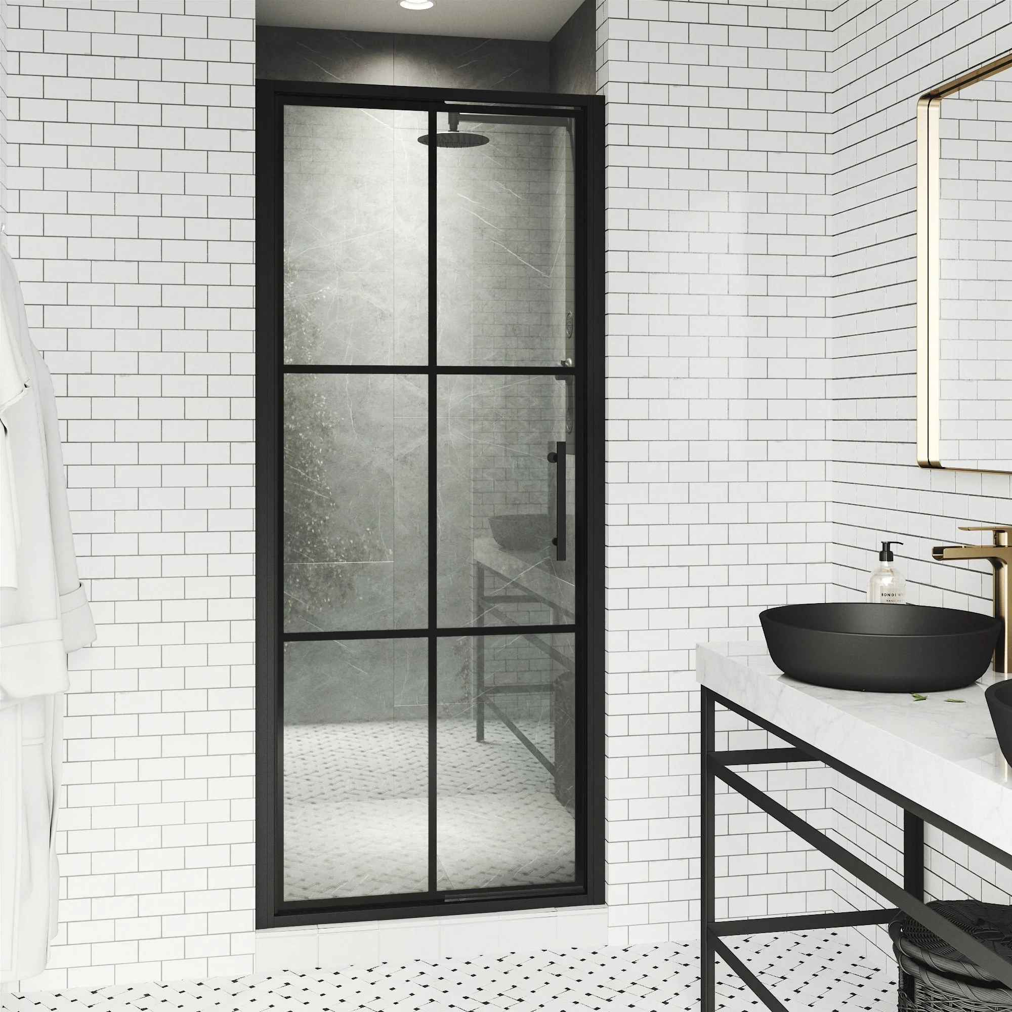 Astoria Framed Pivot Shower Door - Image 67