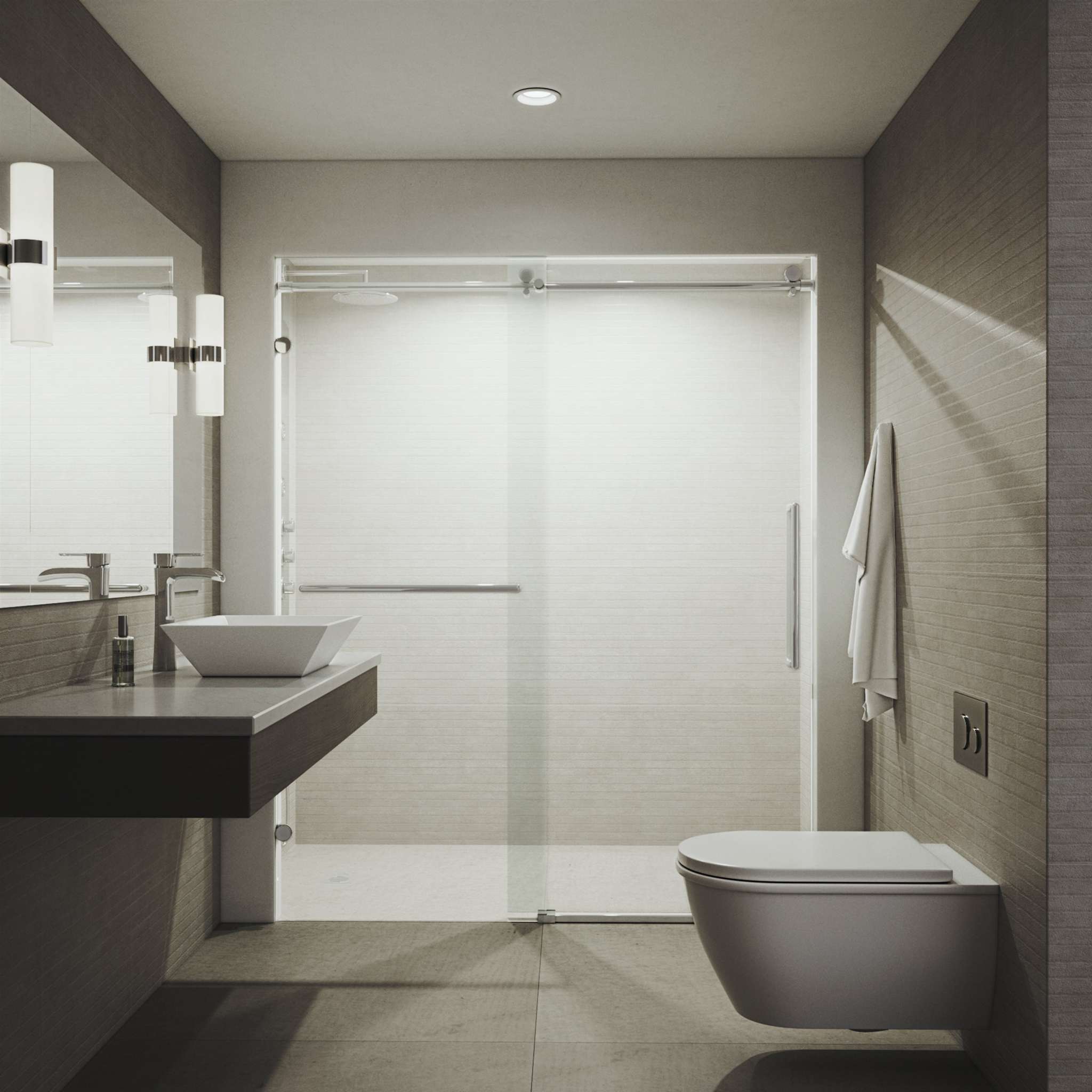 Ferrara Frameless Sliding Shower Door - Image 12