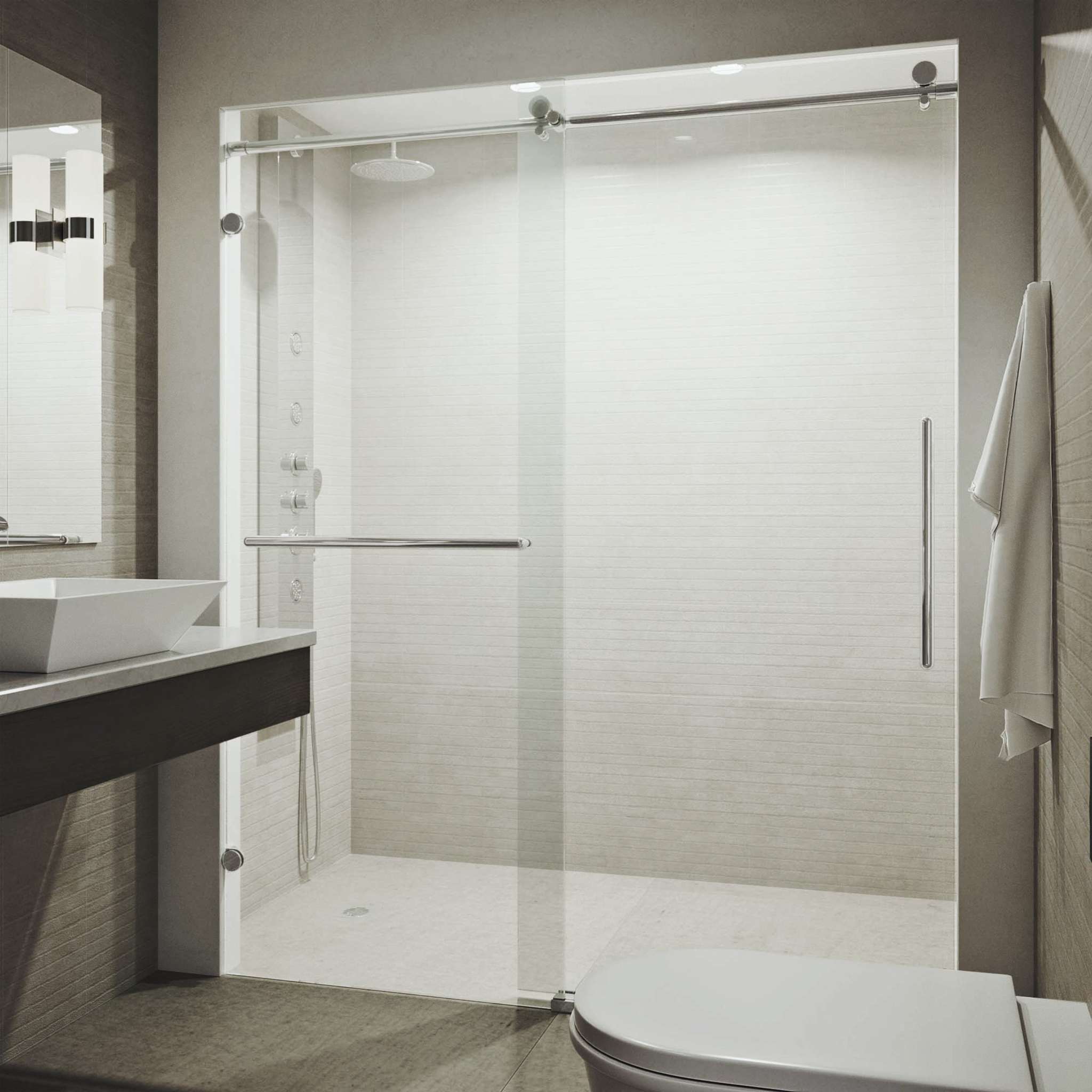 Ferrara Frameless Sliding Shower Door - Image 13