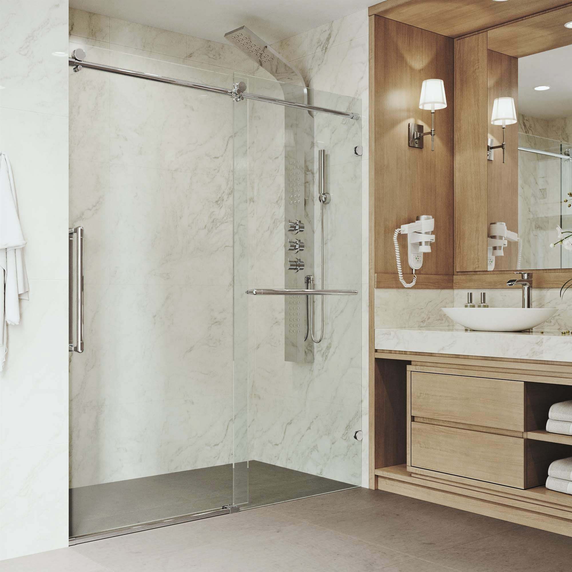 Ferrara Frameless Sliding Shower Door - Image 15