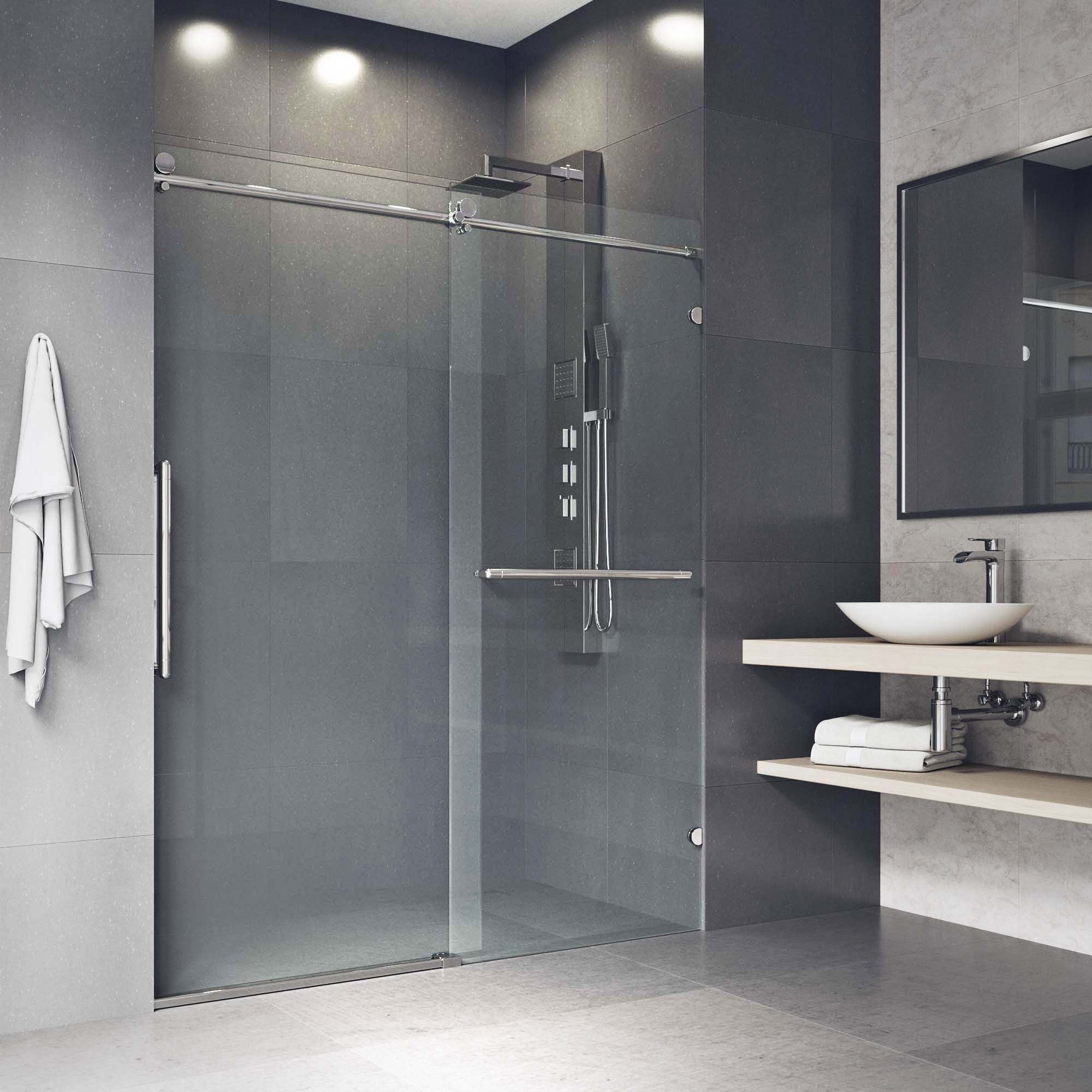 Ferrara Frameless Sliding Shower Door - Image 4