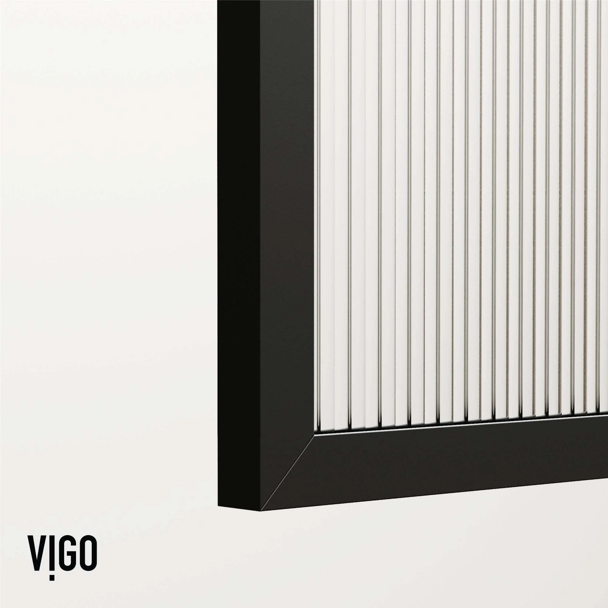 Meridian Mosaic Framed Fixed Shower Screen - Image 18