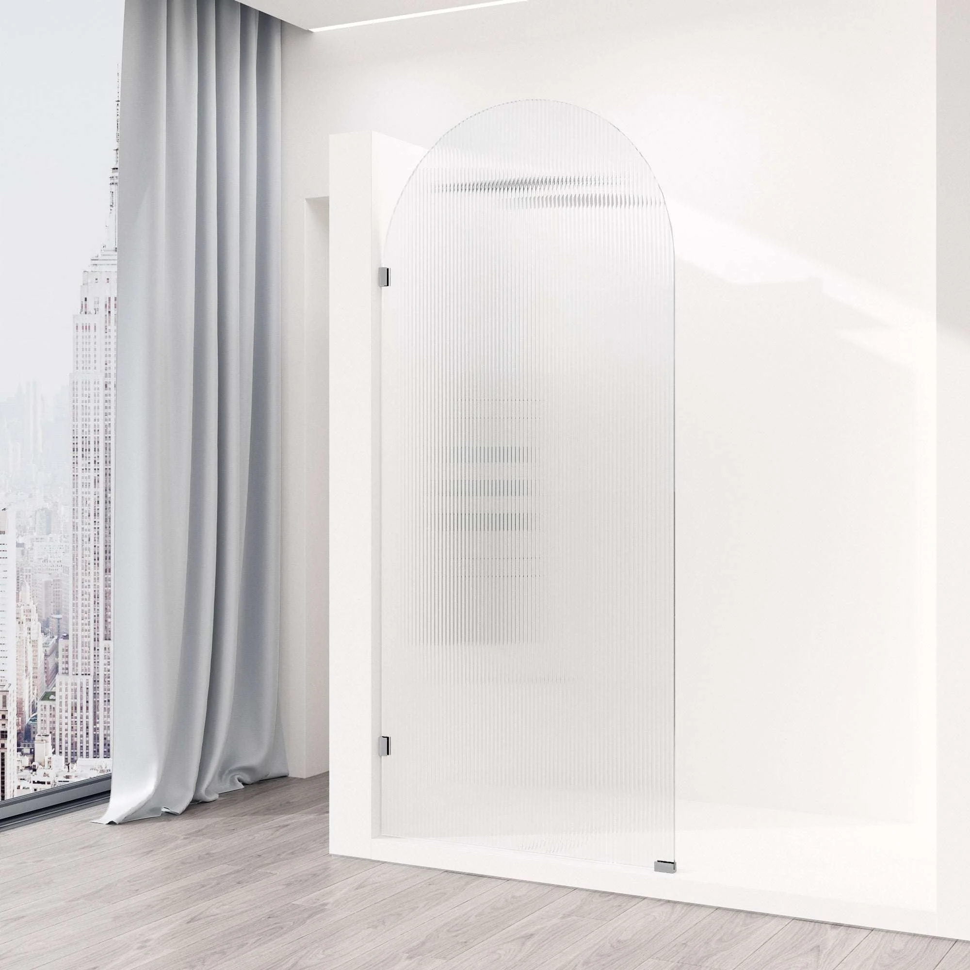 Arden Frameless Fixed Shower Screen - Image 112