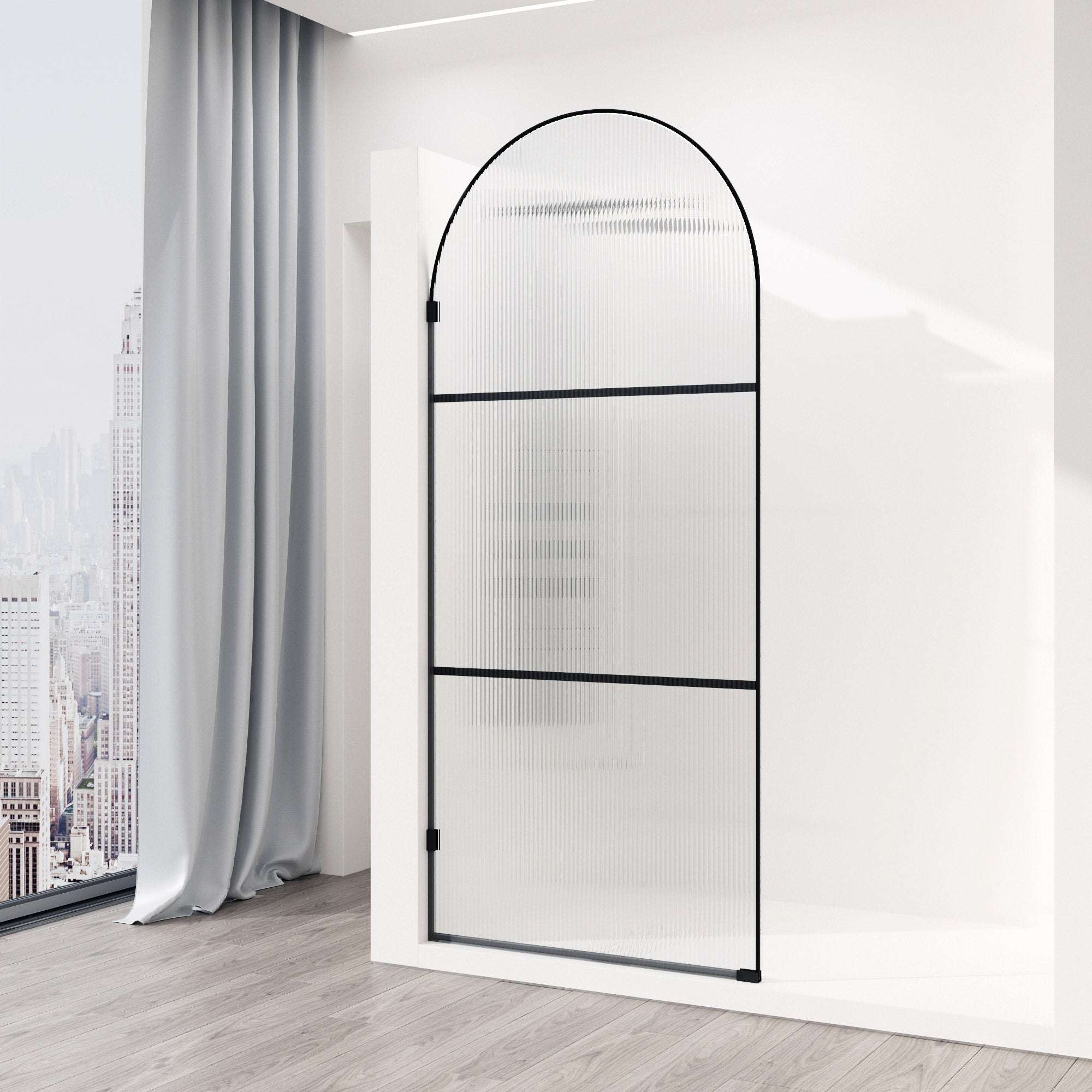 Arden Frameless Fixed Shower Screen - Image 35
