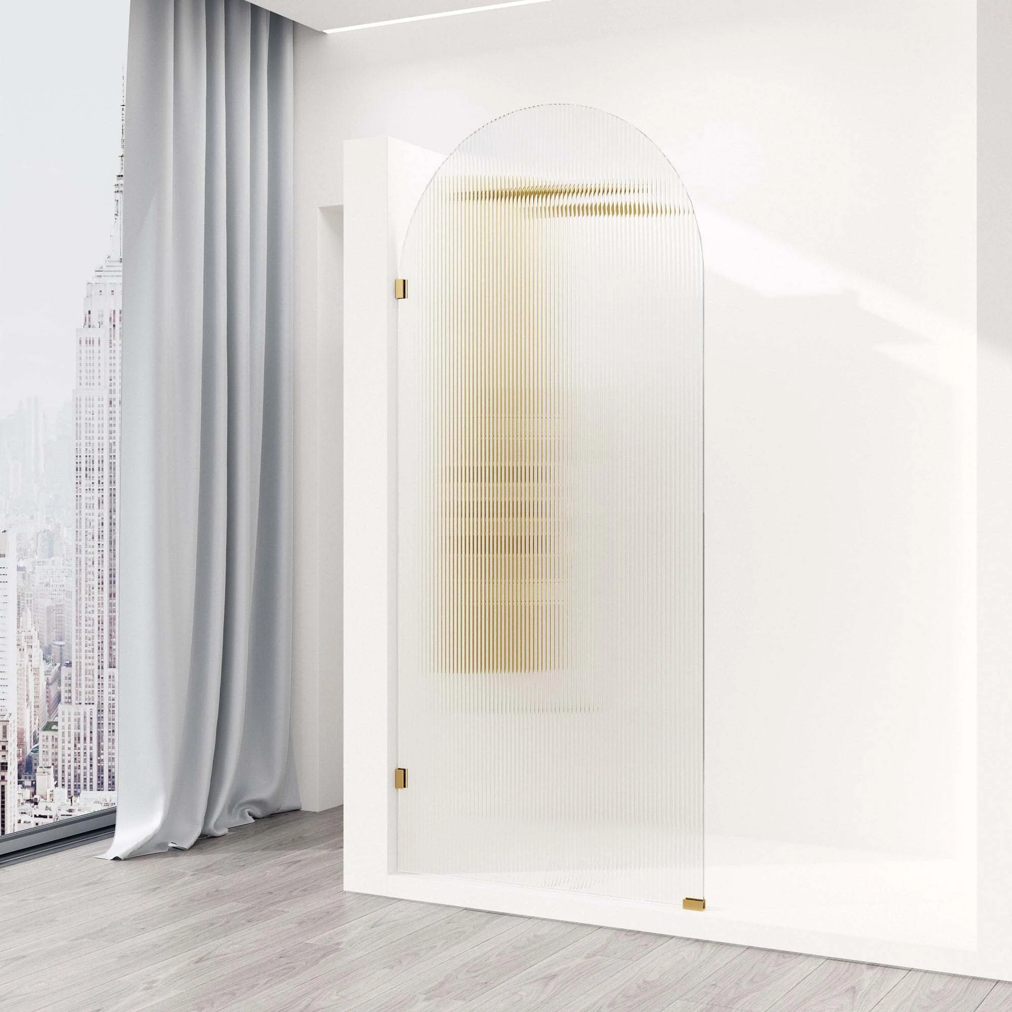 Arden Frameless Fixed Shower Screen - Image 75