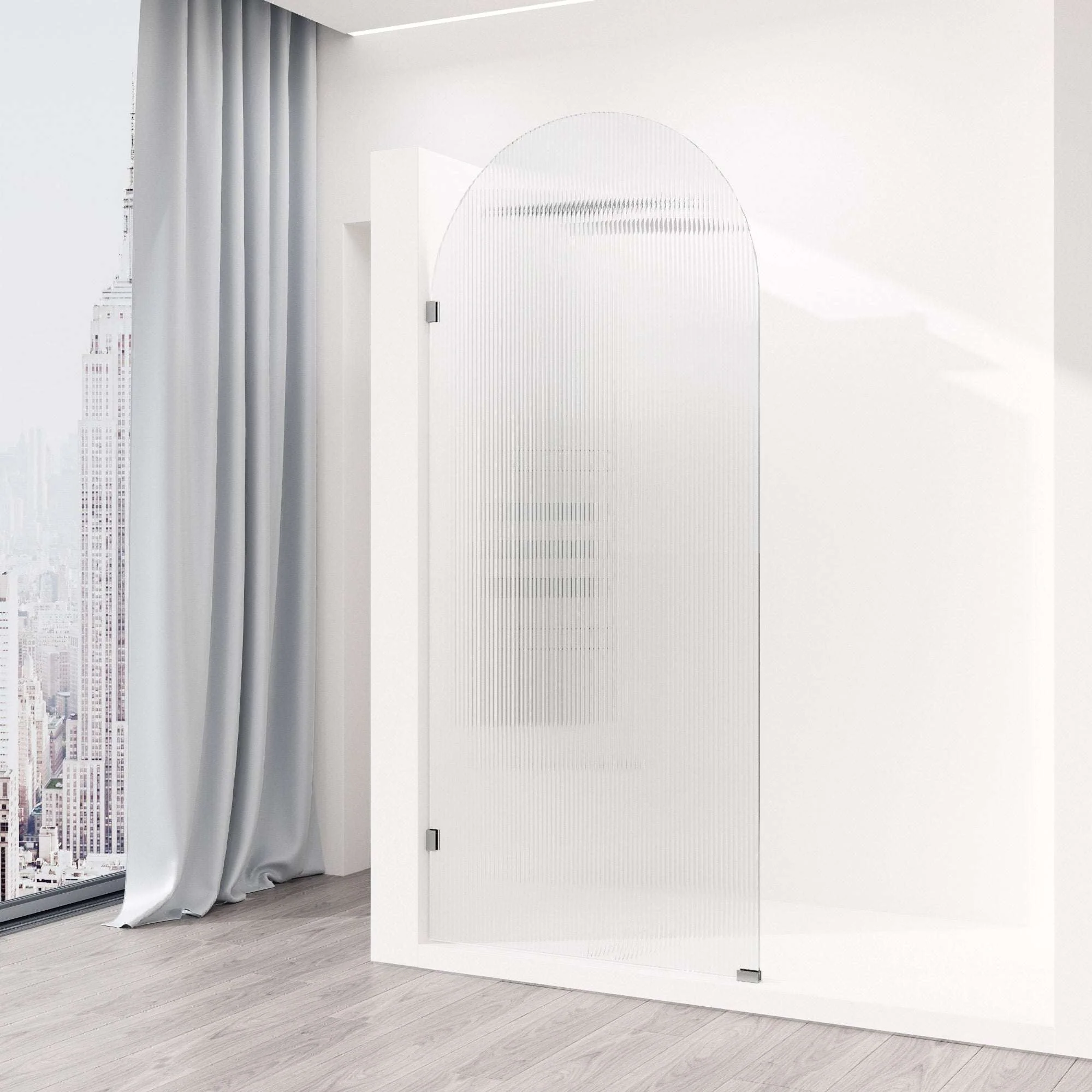 Arden Frameless Fixed Shower Screen - Image 92