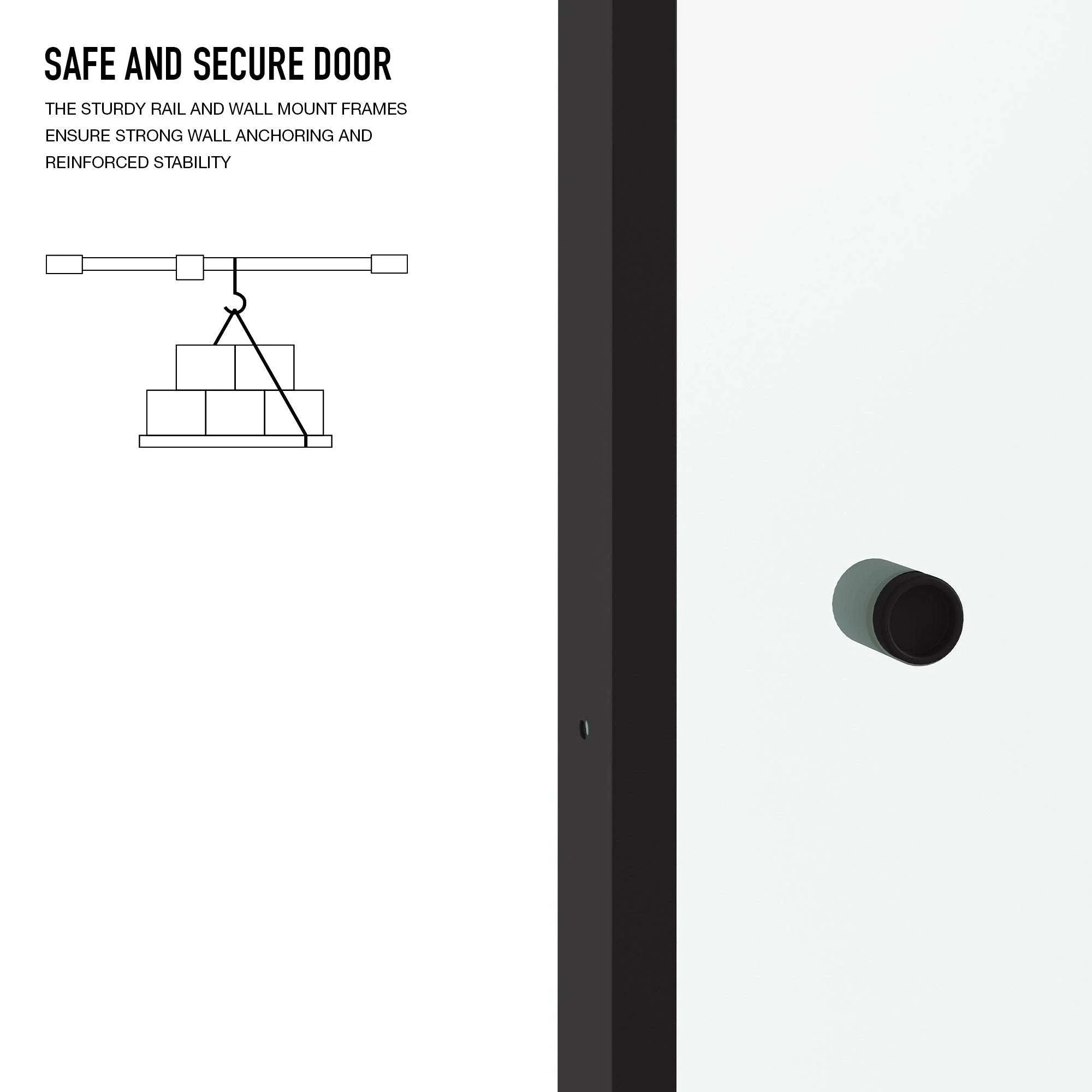 Satro Framed Sliding Shower Door - Image 14