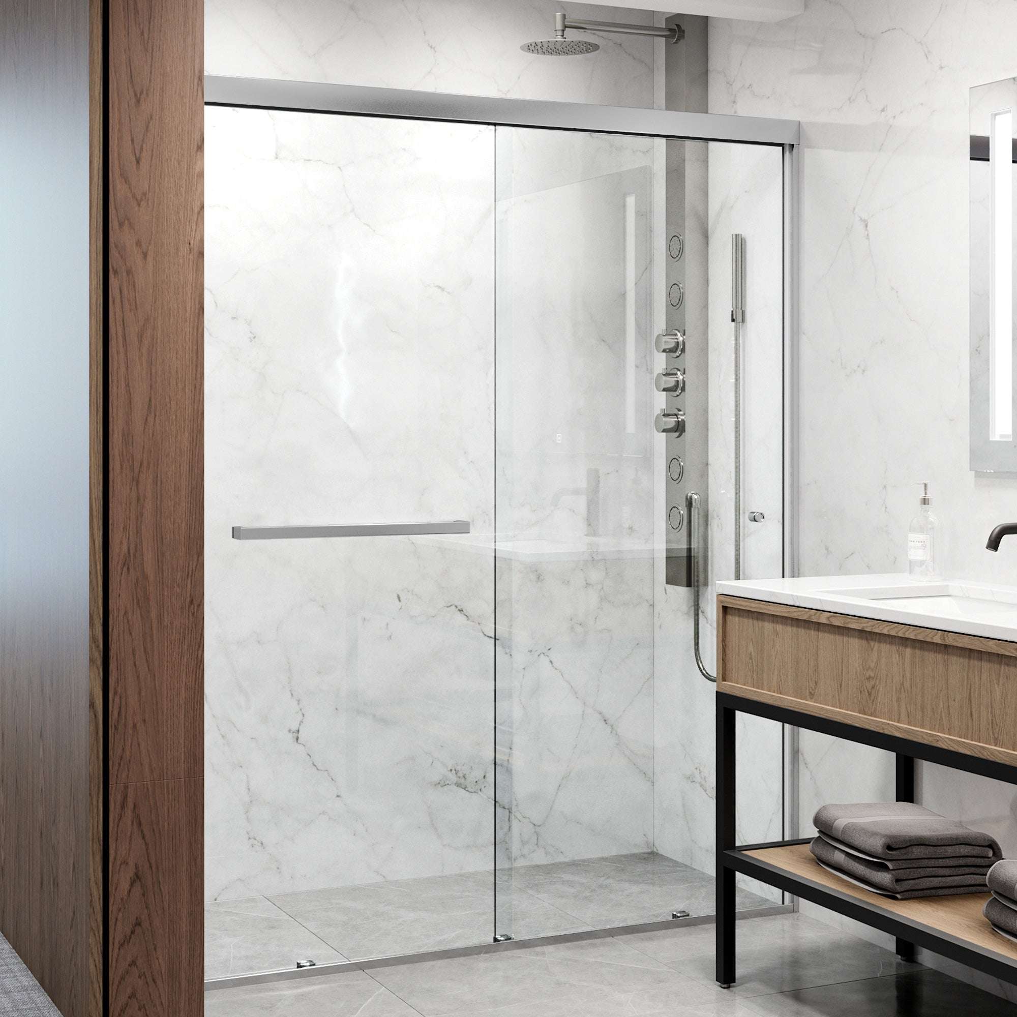 Satro Framed Sliding Shower Door - Image 18