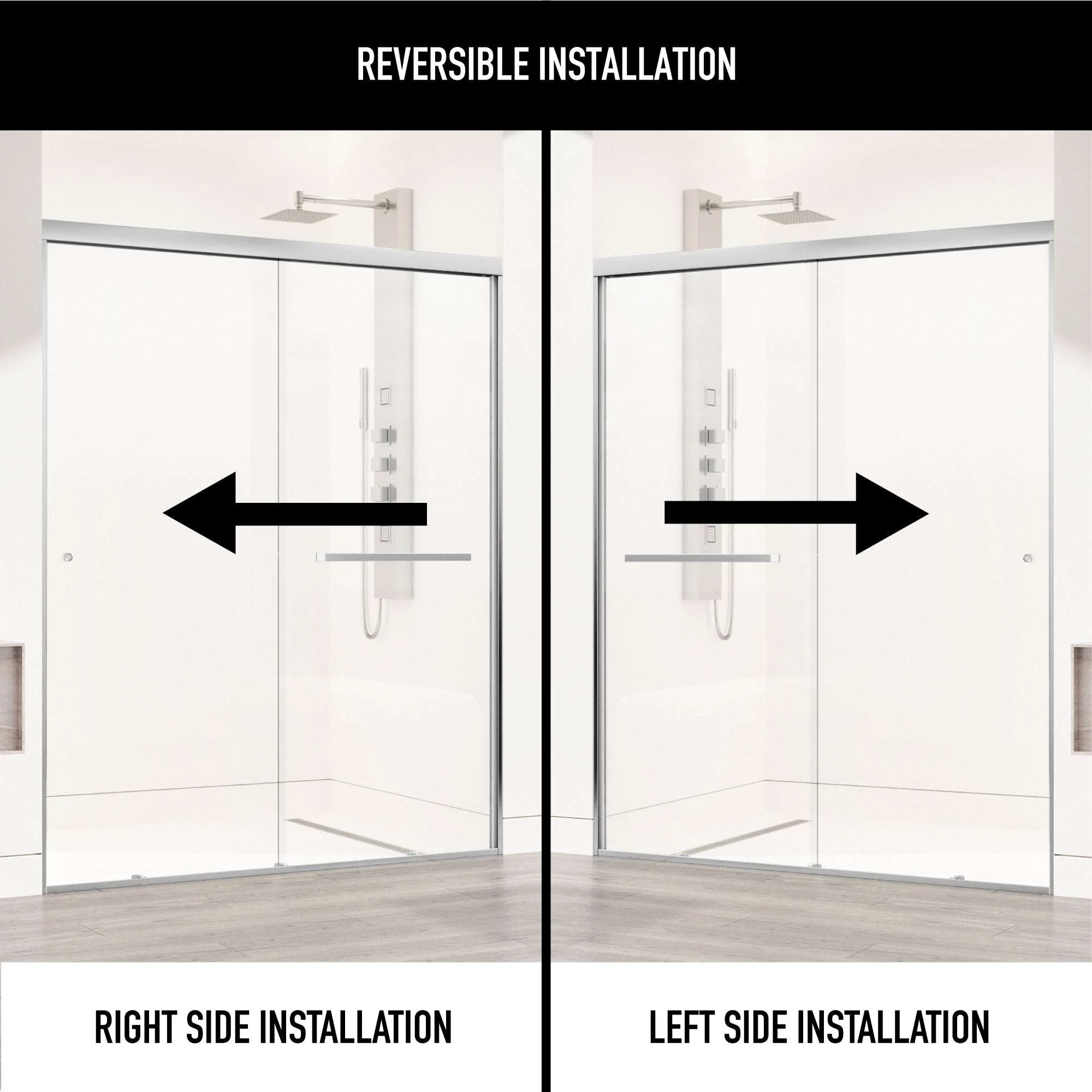 Satro Framed Sliding Shower Door - Image 20