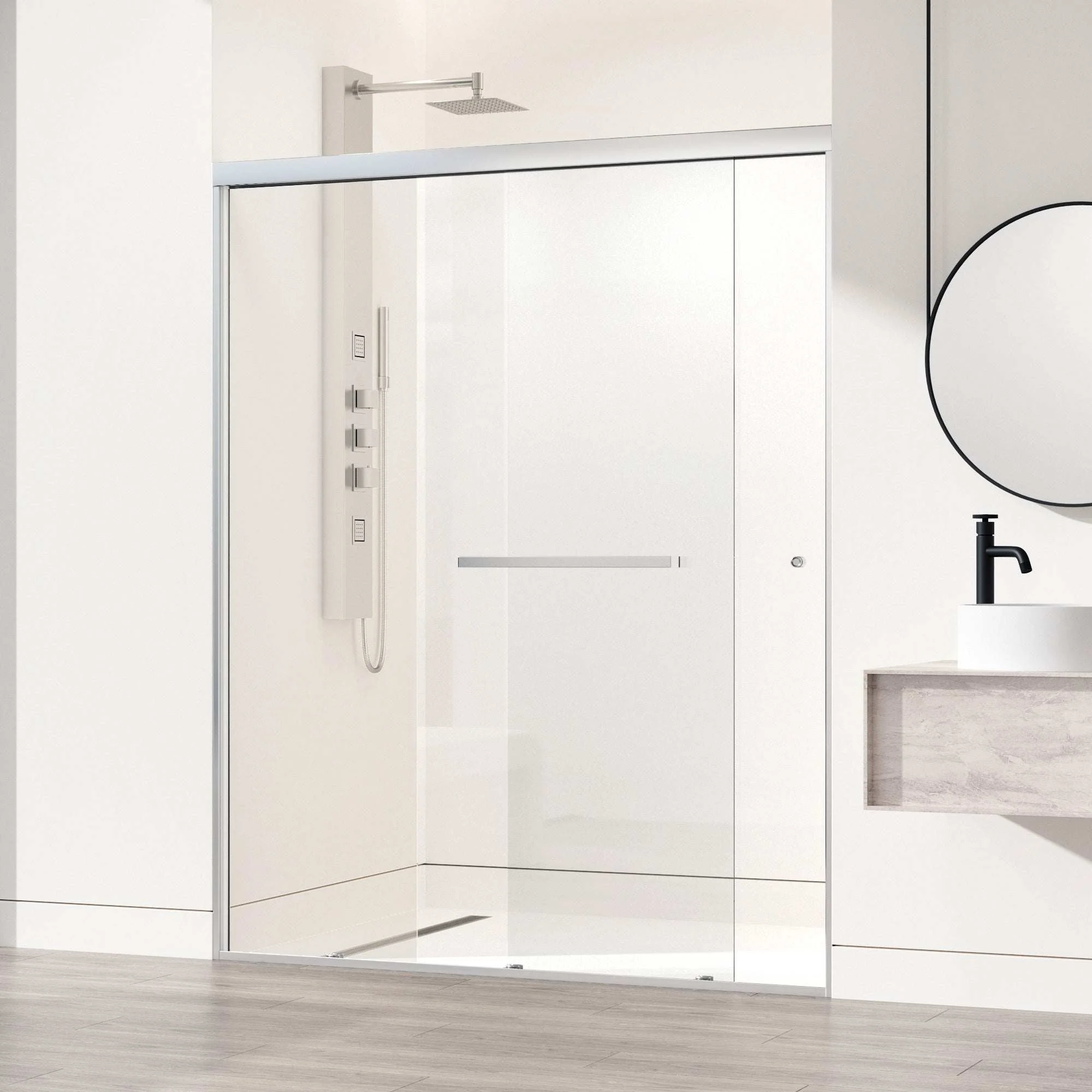 Satro Framed Sliding Shower Door - Image 24