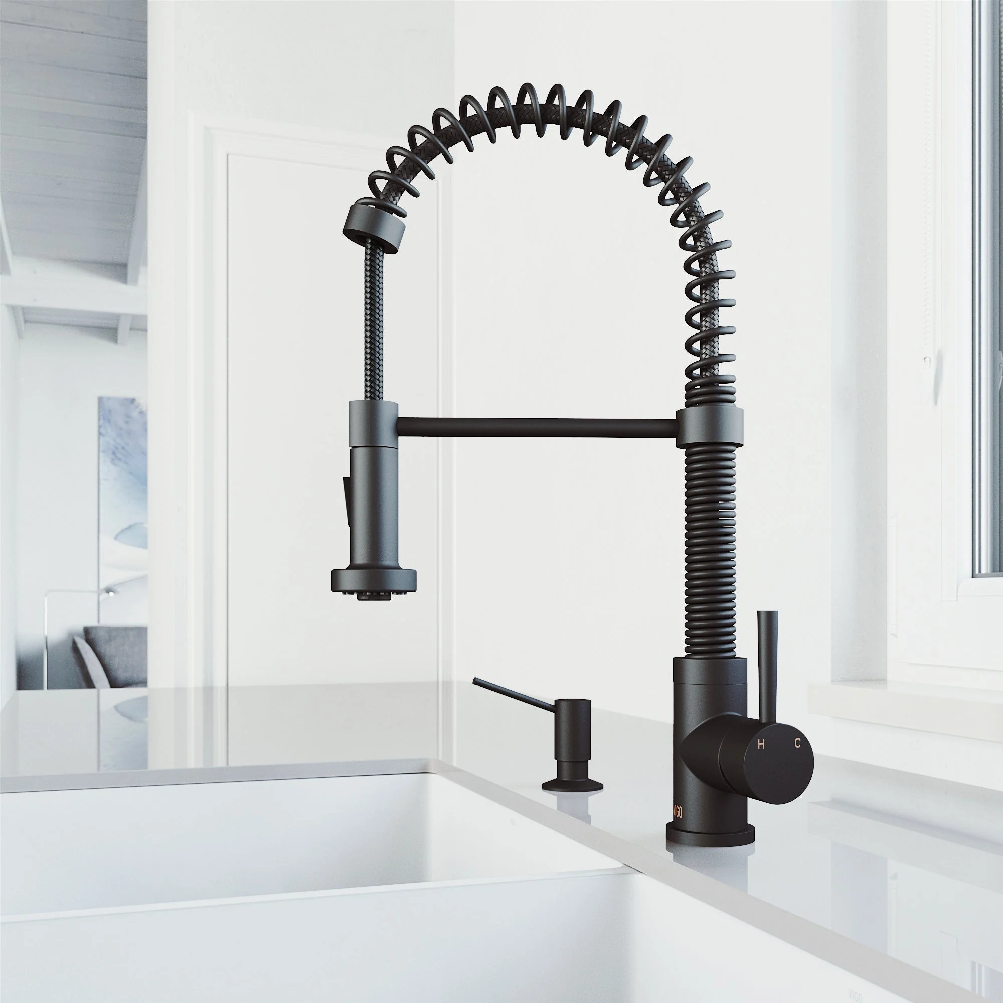 VIGO Greenwich Braddock Kitchen Soap Dispenser - Image 16