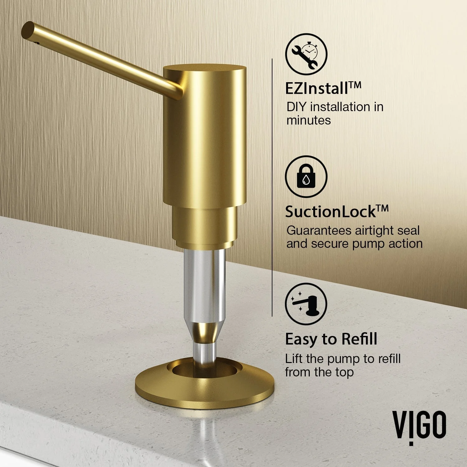 VIGO Greenwich Braddock Kitchen Soap Dispenser - Image 23