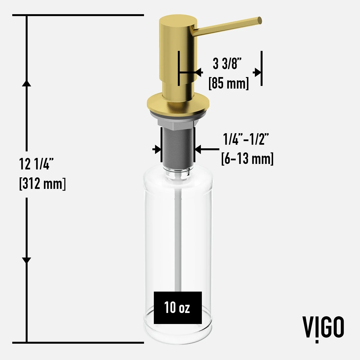 VIGO Greenwich Braddock Kitchen Soap Dispenser - Image 26