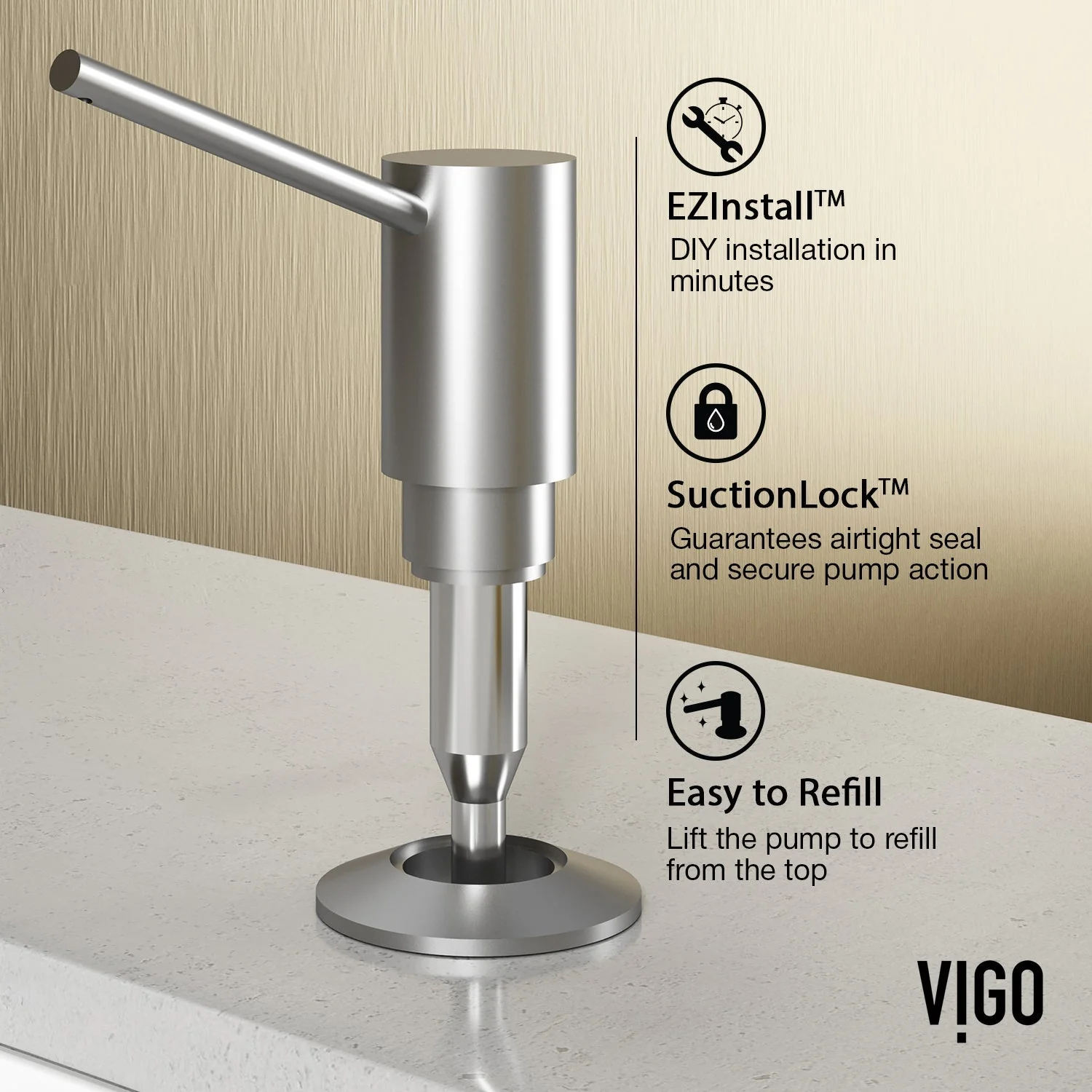 VIGO Greenwich Braddock Kitchen Soap Dispenser - Image 31