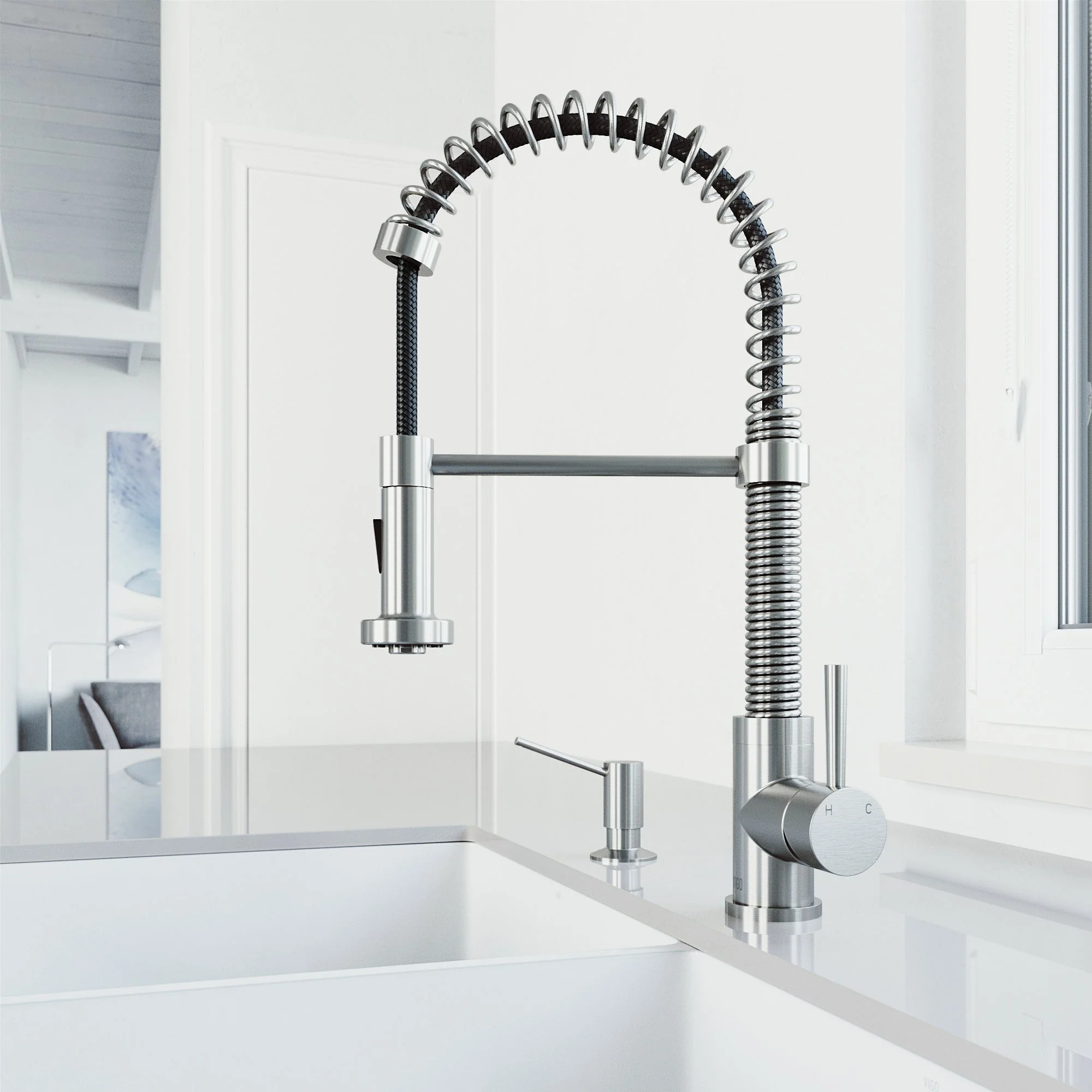 VIGO Greenwich Braddock Kitchen Soap Dispenser - Image 32