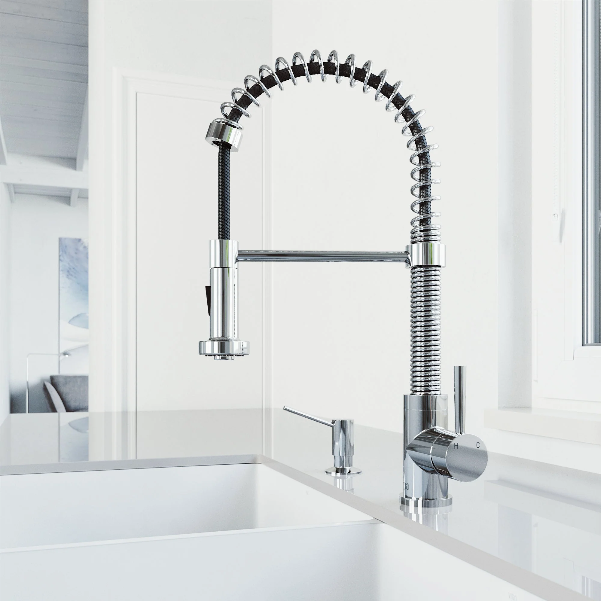 VIGO Greenwich Braddock Kitchen Soap Dispenser - Image 8