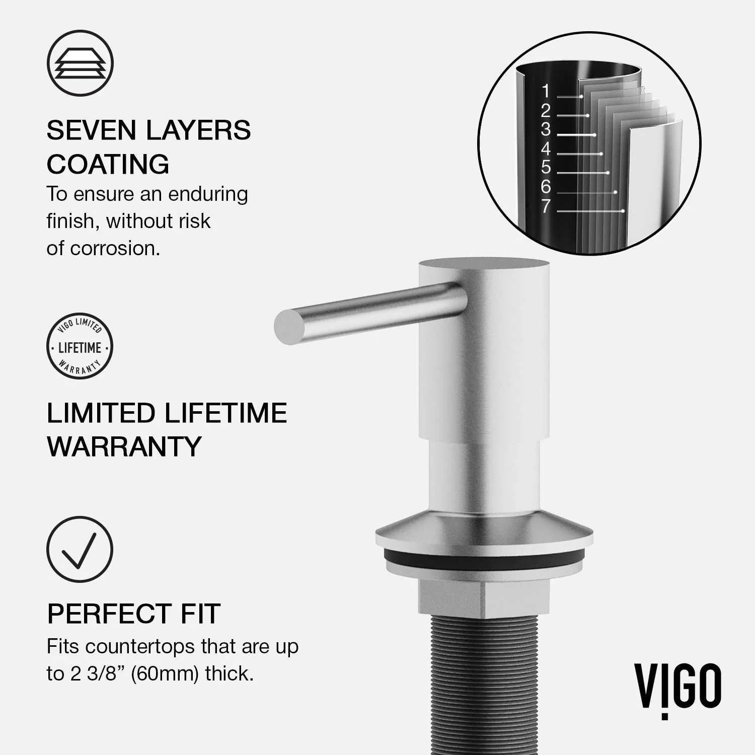 Edison Bolton Kitchen Soap Dispenser - Image 9