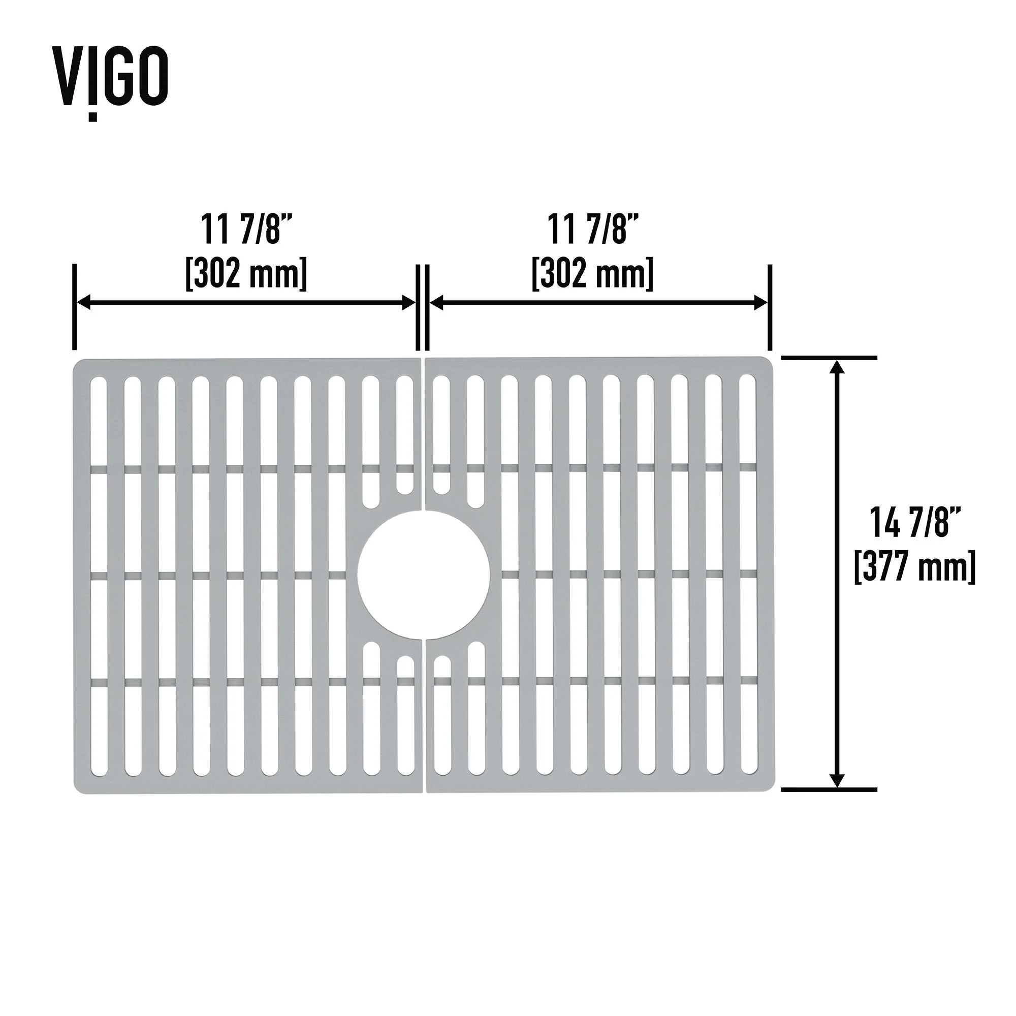 VIGO Edison Silicone Kitchen Sink Bottom Grid - Image 16