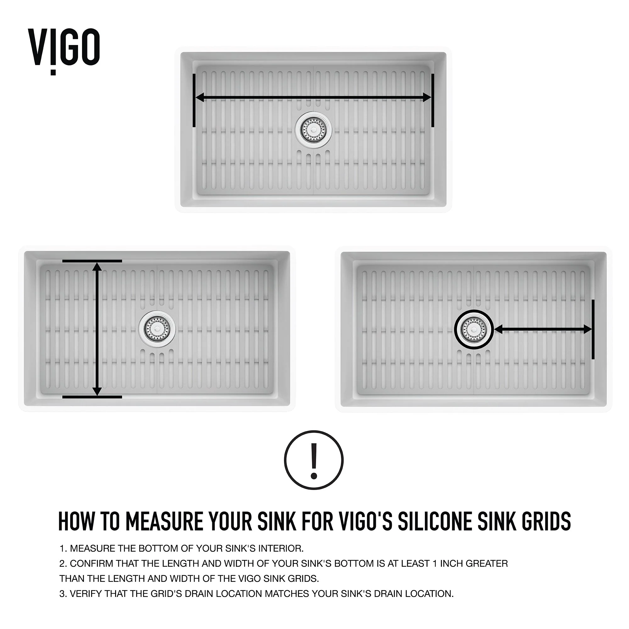 VIGO Edison Silicone Kitchen Sink Bottom Grid - Image 18