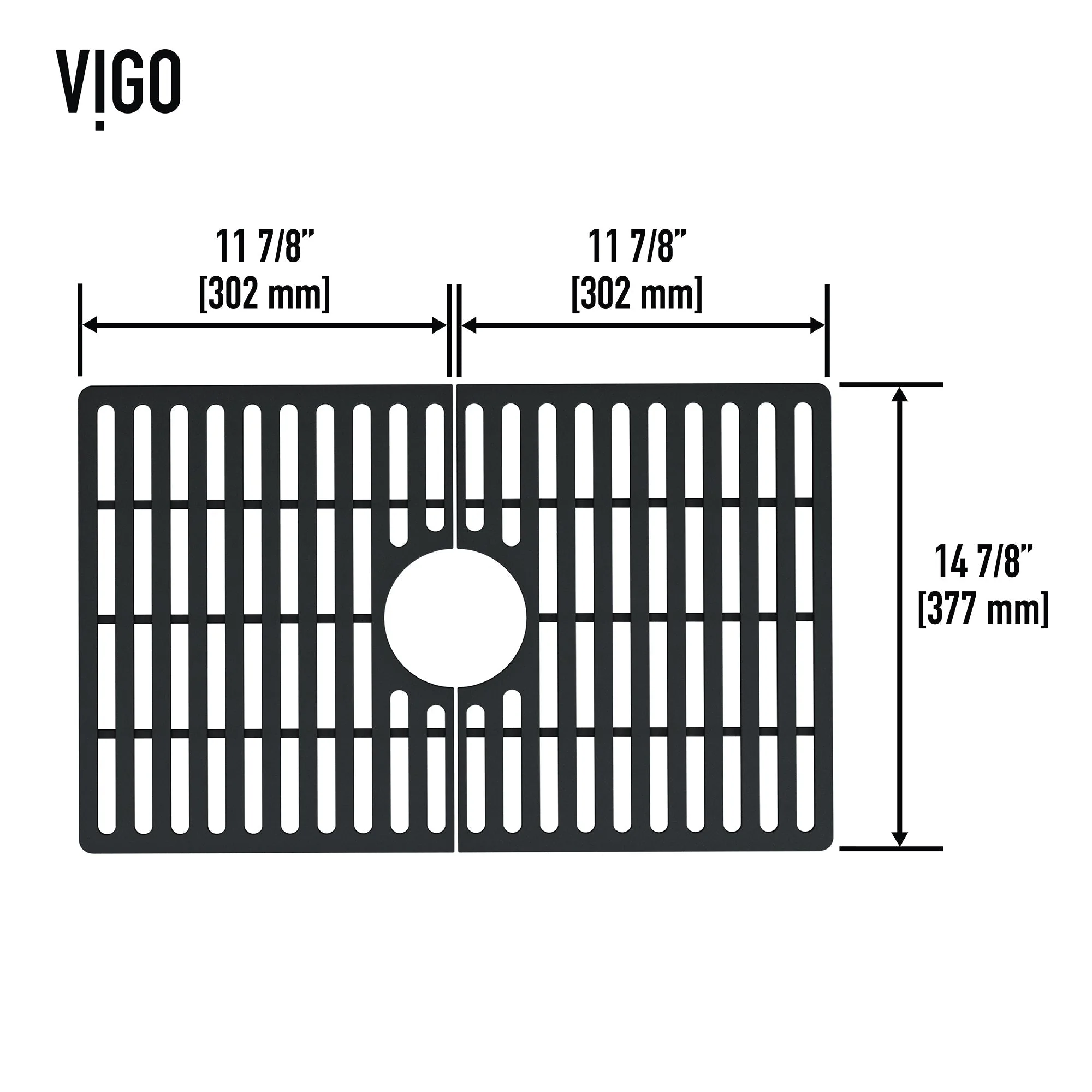 VIGO Edison Silicone Kitchen Sink Bottom Grid - Image 22