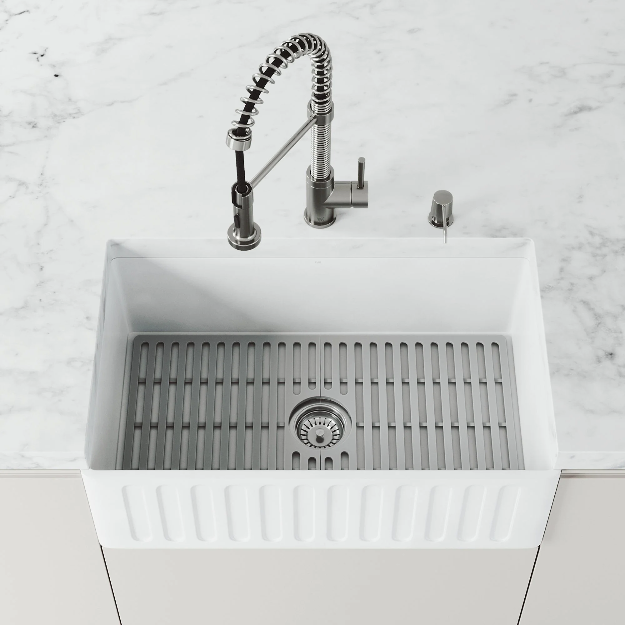 VIGO Edison Silicone Kitchen Sink Bottom Grid - Image 25