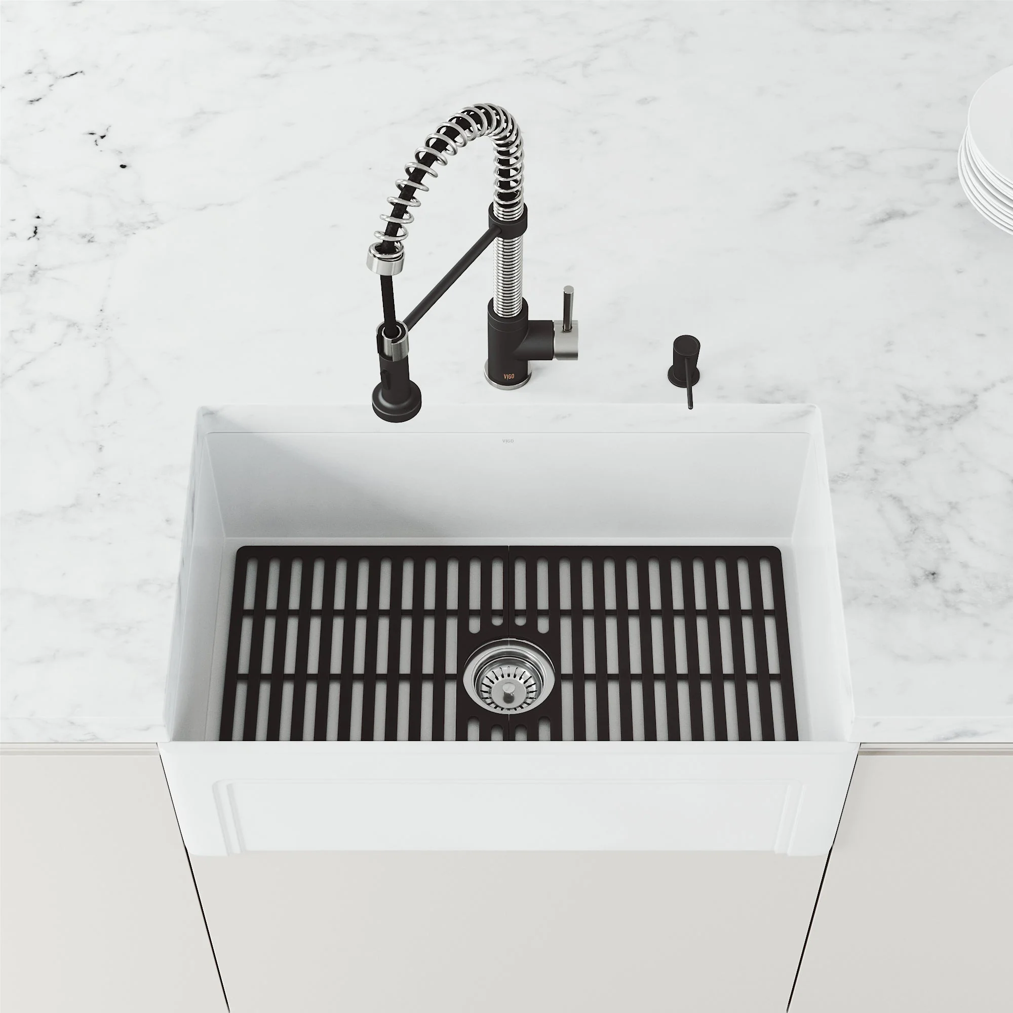 VIGO Edison Silicone Kitchen Sink Bottom Grid - Image 32