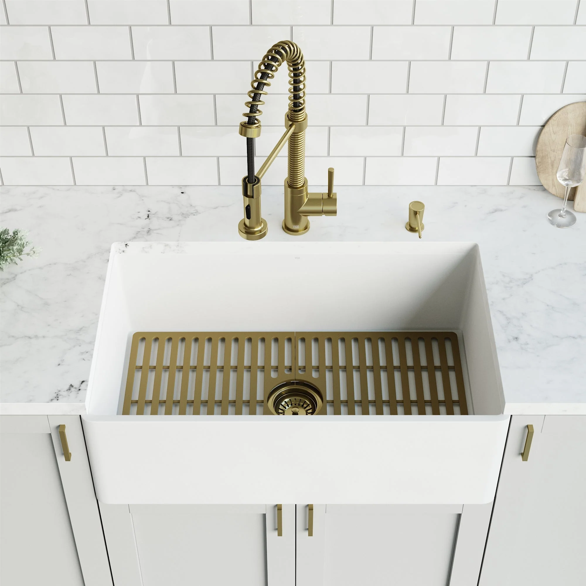 VIGO Edison Silicone Kitchen Sink Bottom Grid - Image 39