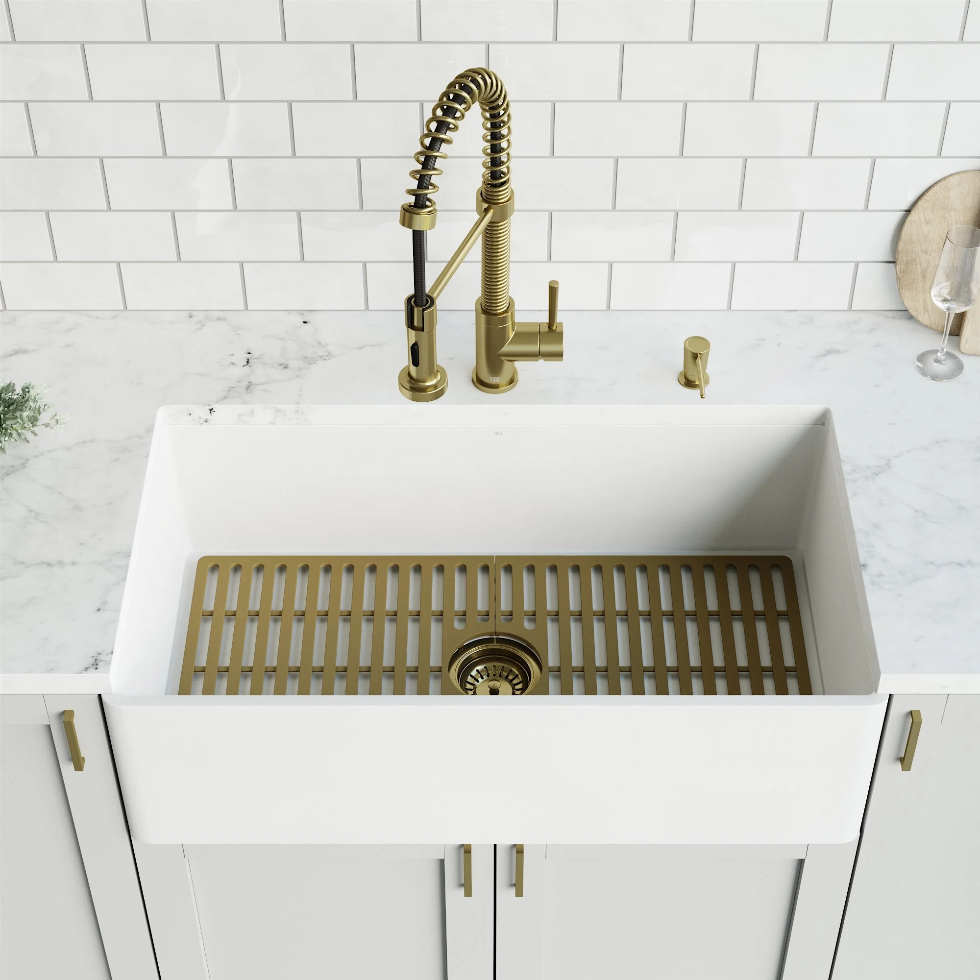 VIGO Edison Silicone Kitchen Sink Bottom Grid - Image 60