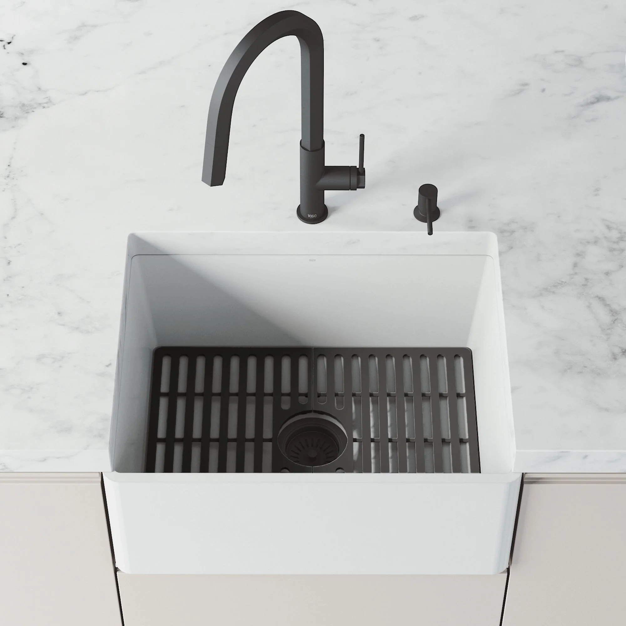 VIGO Edison Silicone Kitchen Sink Bottom Grid - Image 7