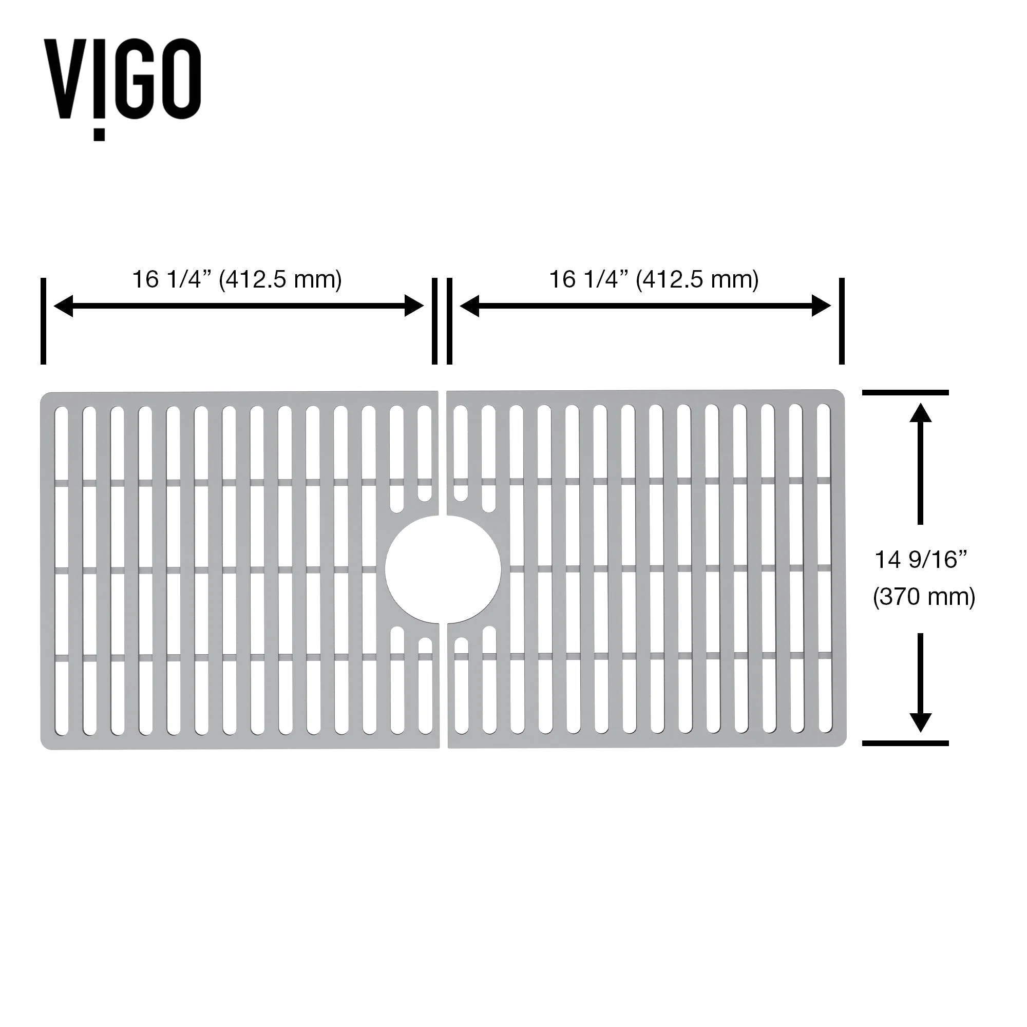 VIGO Edison Silicone Kitchen Sink Bottom Grid - Image 71