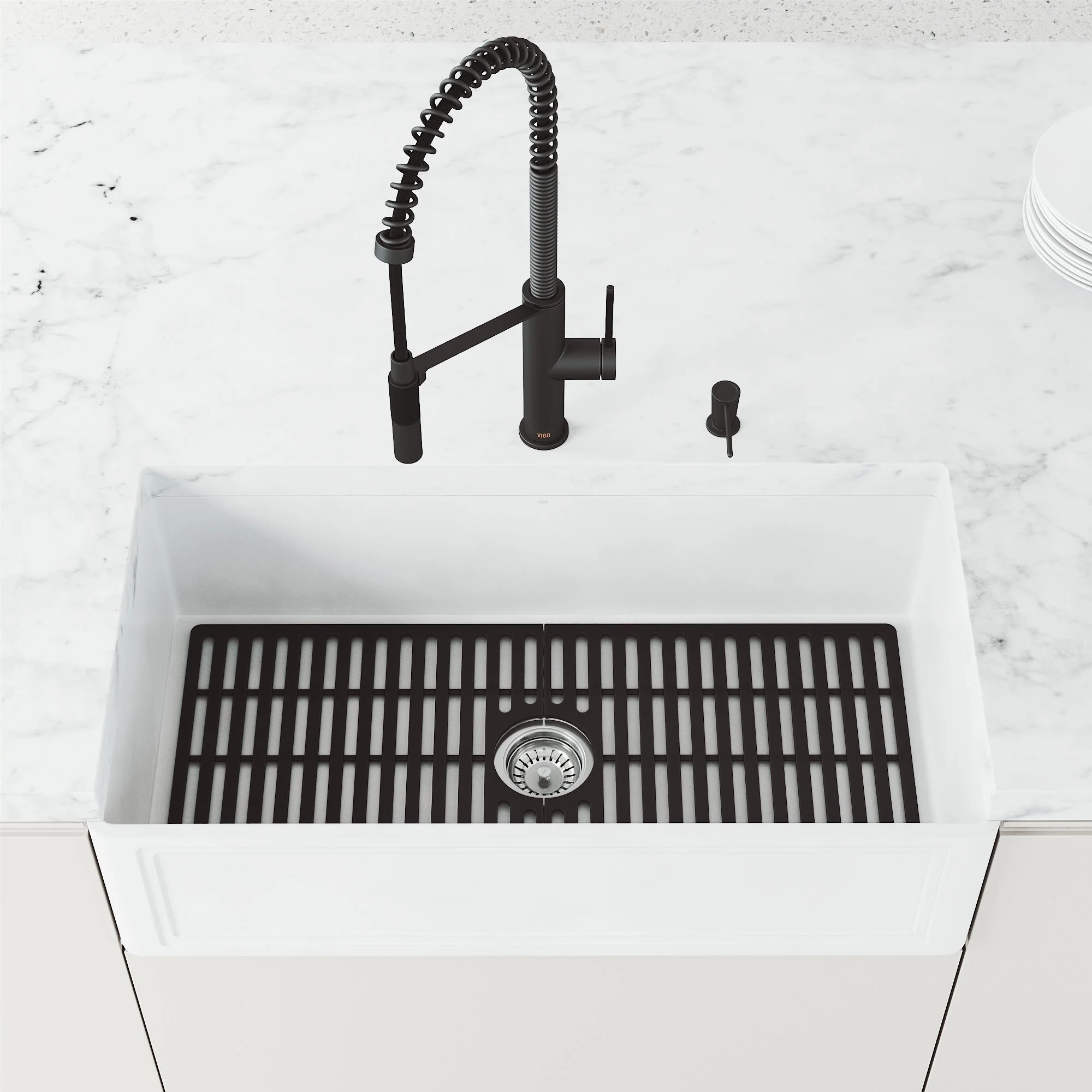 VIGO Edison Silicone Kitchen Sink Bottom Grid - Image 74