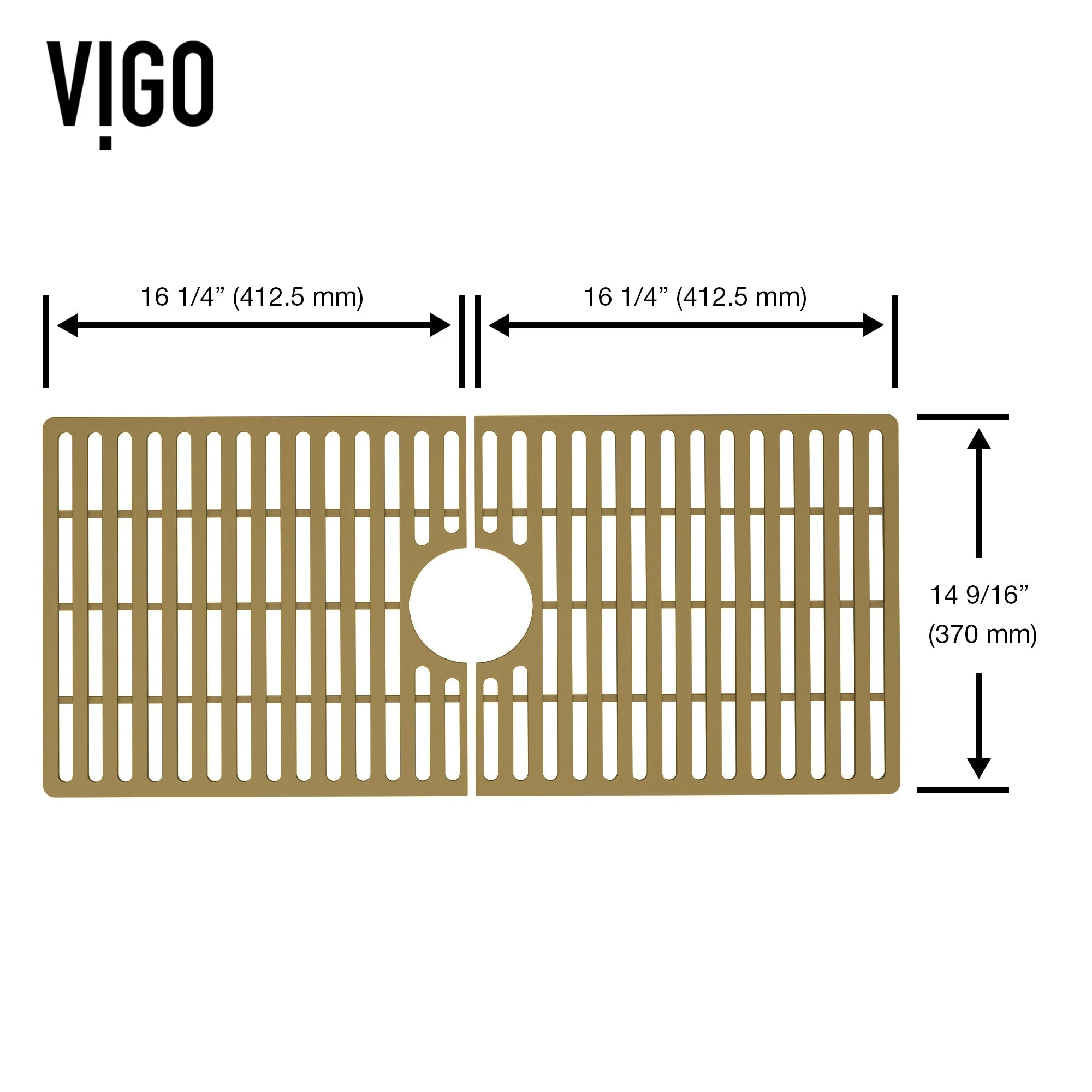VIGO Edison Silicone Kitchen Sink Bottom Grid - Image 85