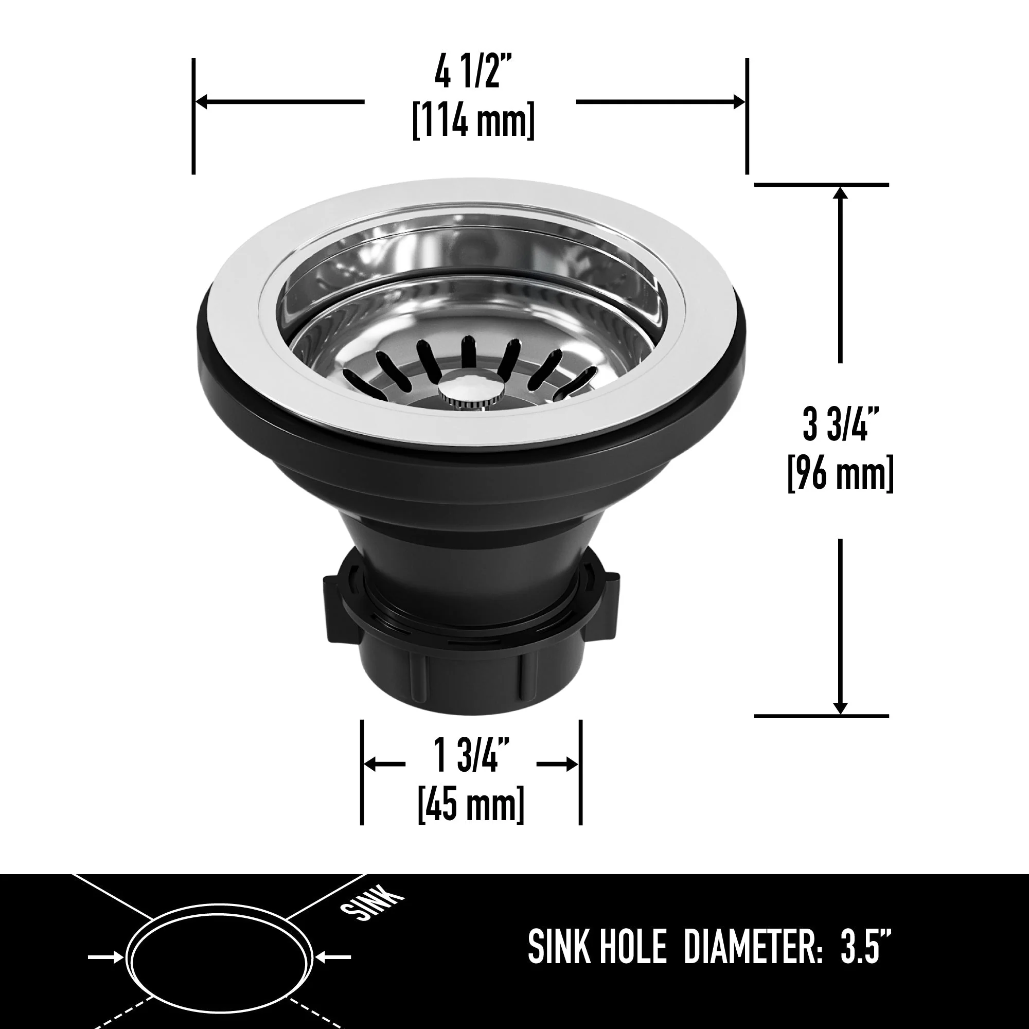 Edison Kitchen Sink Strainer - Image 10