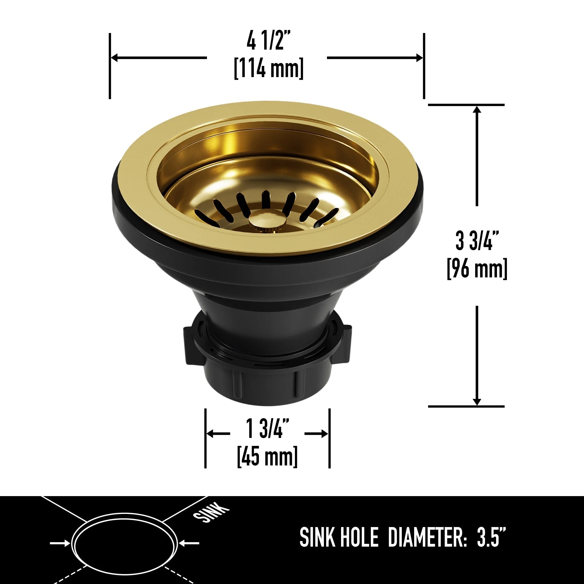 Edison Kitchen Sink Strainer - Image 24
