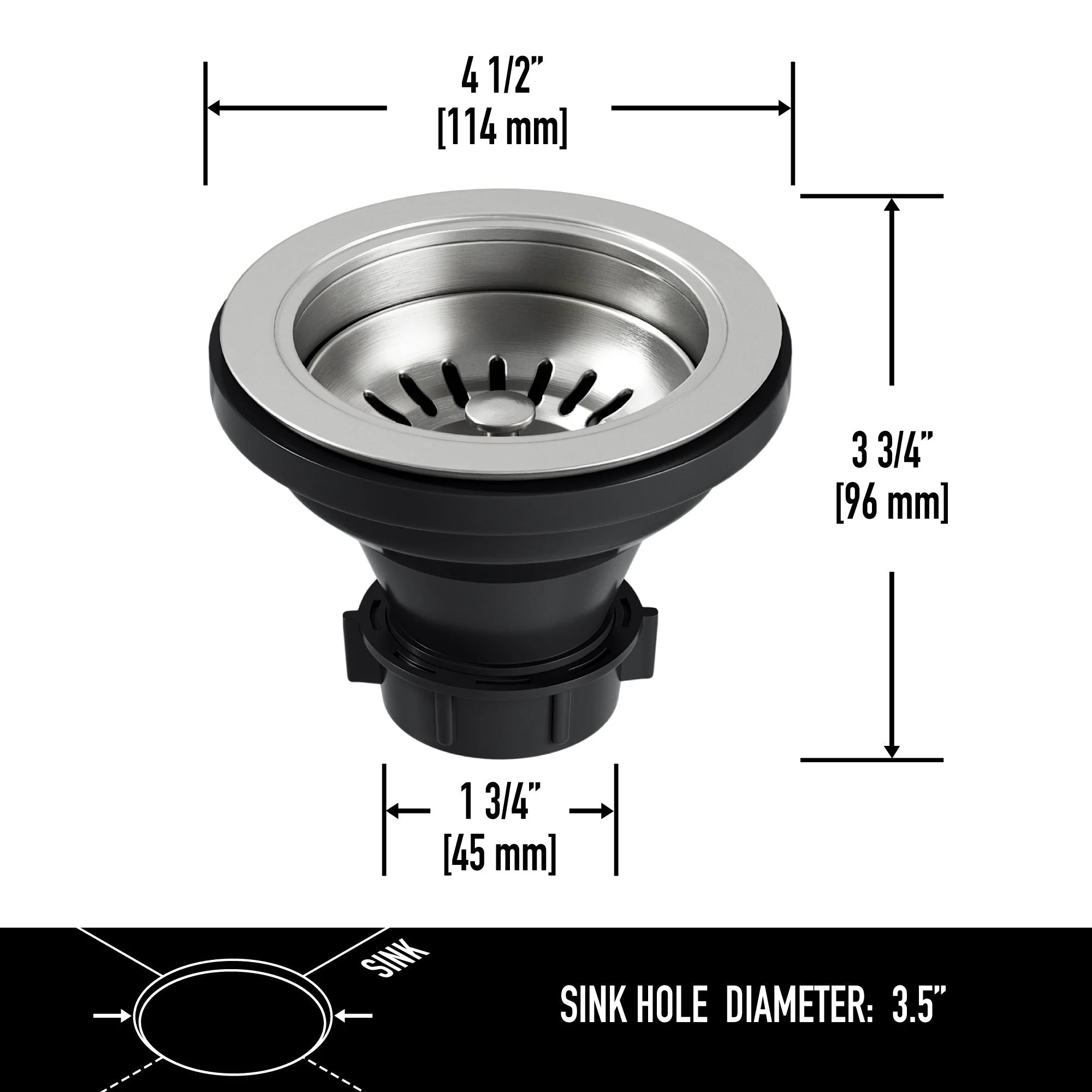 Edison Kitchen Sink Strainer - Image 31