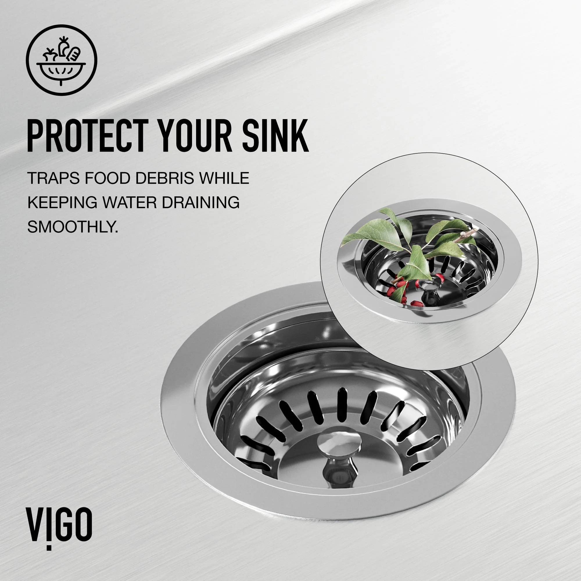 Edison Kitchen Sink Strainer - Image 6