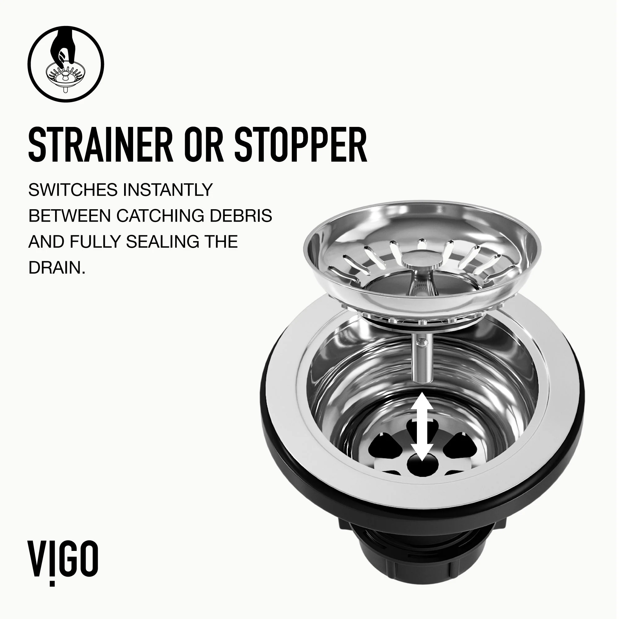 Edison Kitchen Sink Strainer - Image 7